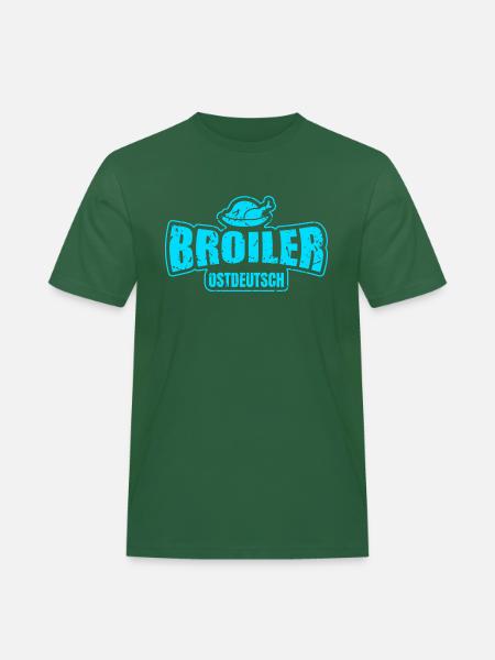 Broiler Ostdeutsch - Männer Workwear T-Shirt - Flaschengrün