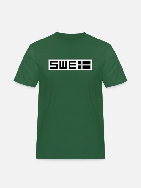 Swedish tactical - Men's Workwear T-Shirt - bottle green