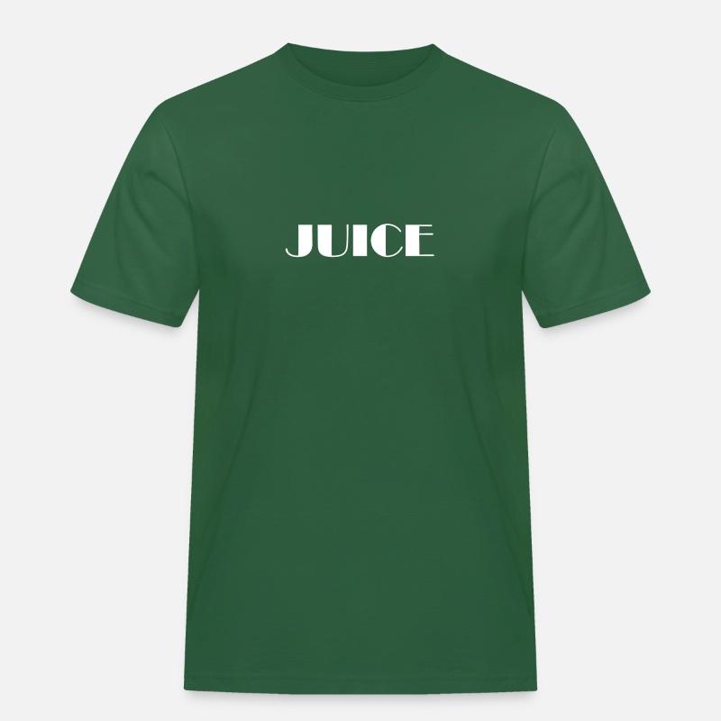 Juice - Saft - Männer Workwear T-Shirt - Flaschengrün