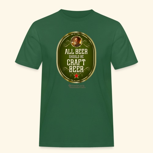 Craft Beer T-Shirt Design mit witzigem Spruch - Männer Workwear T-Shirt