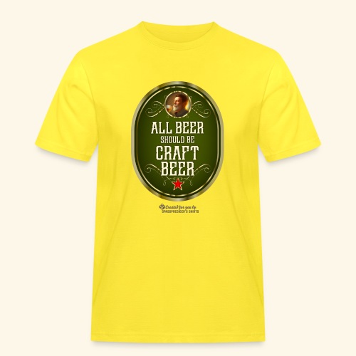 Craft Beer T-Shirt Design mit witzigem Spruch - Männer Workwear T-Shirt