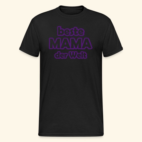 Beste Mama der Welt einfa - Männer Gildan Heavy T-Shirt