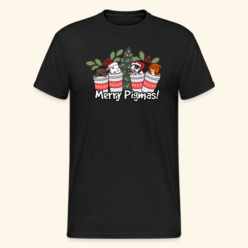 Pigmas to Go Meerschweinchen Weihnachts Design - Männer Gildan Heavy T-Shirt