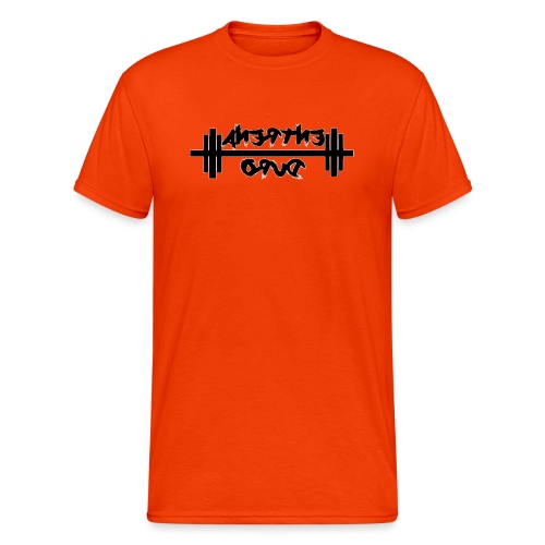 Para el Espejo: GYM - ENTRENA DURO - Camiseta pesada Gildan para hombre