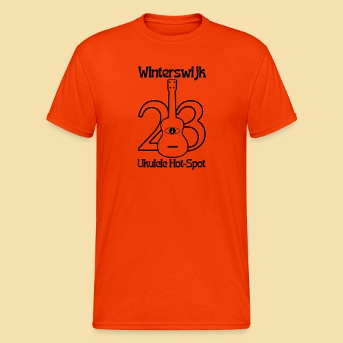 Ukulele Hotspot WInterswijk 2023 - Männer Gildan Heavy T-Shirt
