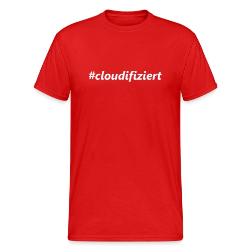 #Cloudifiziert white - Männer Gildan Heavy T-Shirt