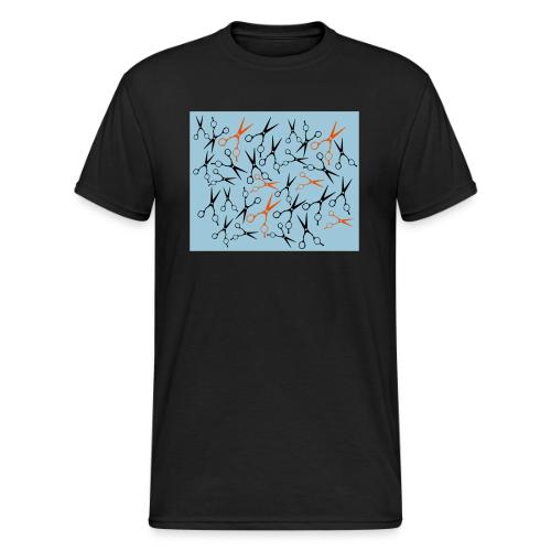 Scherenmaske Schwarzer Hintergrund - Männer Gildan Heavy T-Shirt