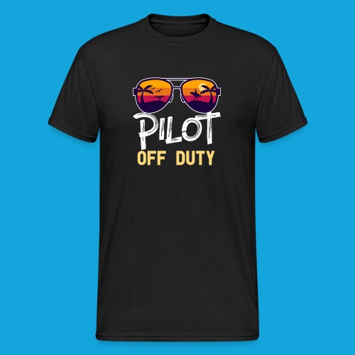 Pilot Of Duty - Männer Gildan Heavy T-Shirt