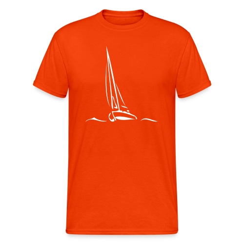 Segelboot - Männer Gildan Heavy T-Shirt