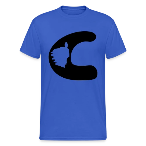 Lettre C Carte Corse - T-shirt Gildan épais homme