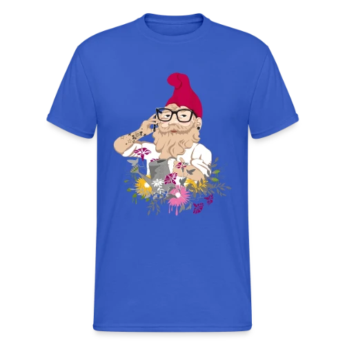 Jardinier Hipster - T-shirt Gildan épais homme