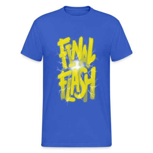 Final Flash : L'Éclat Ultime du Prince Saiyan - T-shirt Gildan épais homme