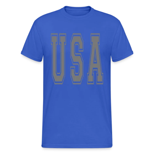 Fierté Américaine: Équipe USA - T-shirt Gildan épais homme