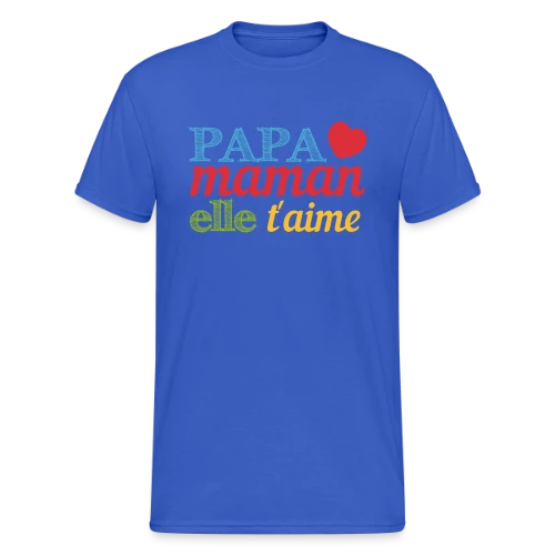 Bébé t'aime : Le message d'amour pour ma moitié - T-shirt Gildan épais homme