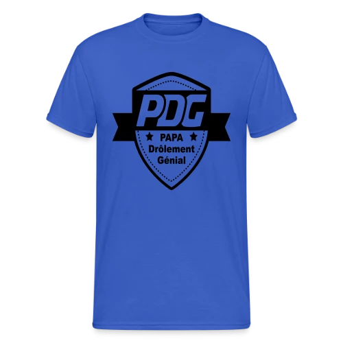 T-shirt PDG : Le Boss au Sommet - T-shirt Gildan épais homme