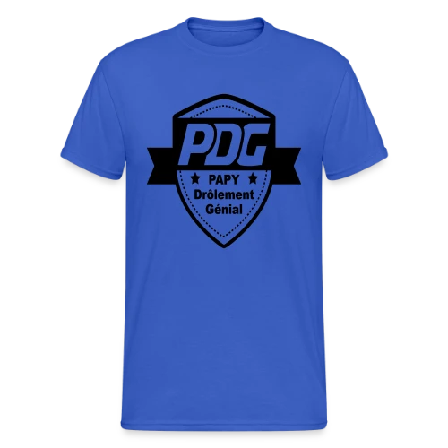 Papy PDG : Le Boss de la Famille - T-shirt Gildan épais homme