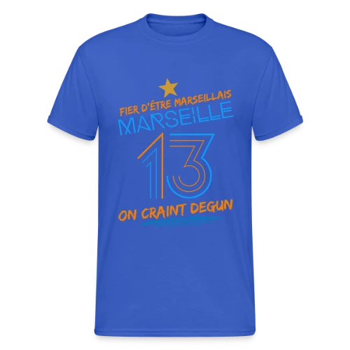 Fier Marseillais On Craint Degun - T-shirt Gildan épais homme