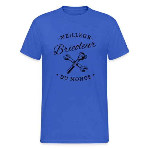 Le Meilleur Bricoleur du Monde - T-shirt Gildan épais homme