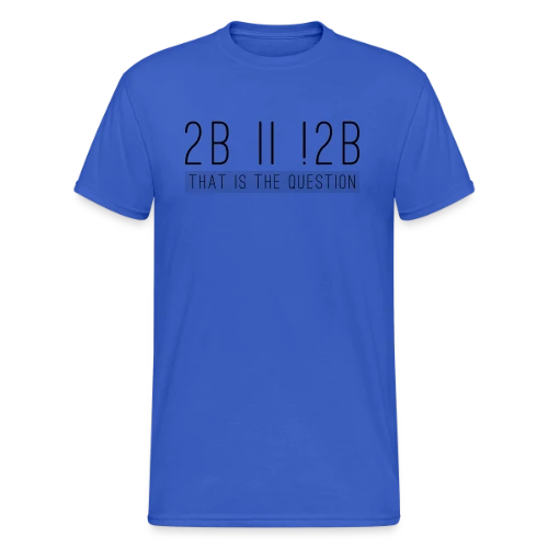Être ou Ne Pas Être : Le Dilemme d'Hamlet - T-shirt Gildan épais homme
