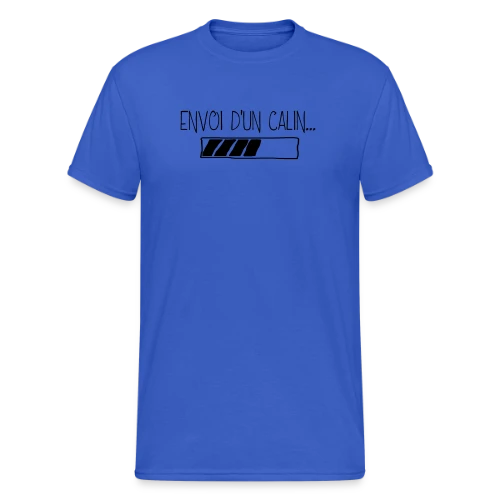 Câlin Virtuel à Envoyer - T-shirt Gildan épais homme
