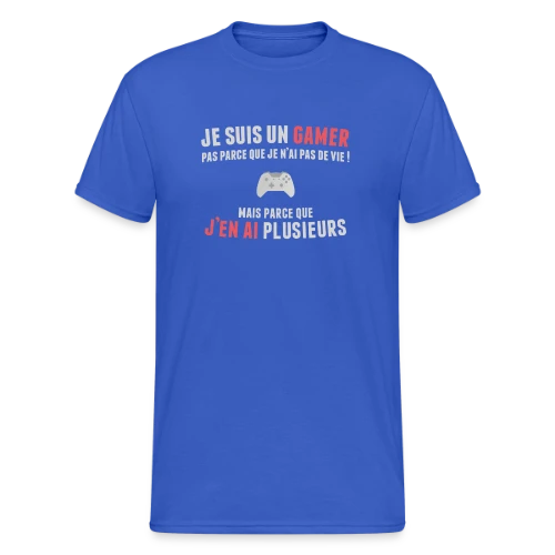 Gamer : Des Vies à Volonté - T-shirt Gildan épais homme