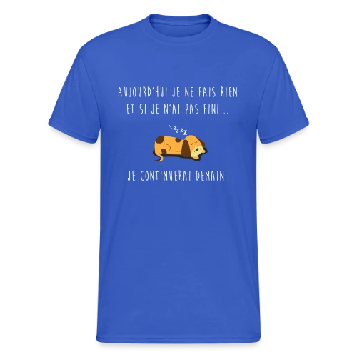 L'Art de Ne Rien Faire - T-shirt Gildan épais homme
