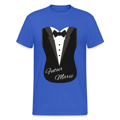 T-shirt EVG : Le Futur Marié - Humour Garanti ! - T-shirt Gildan épais homme