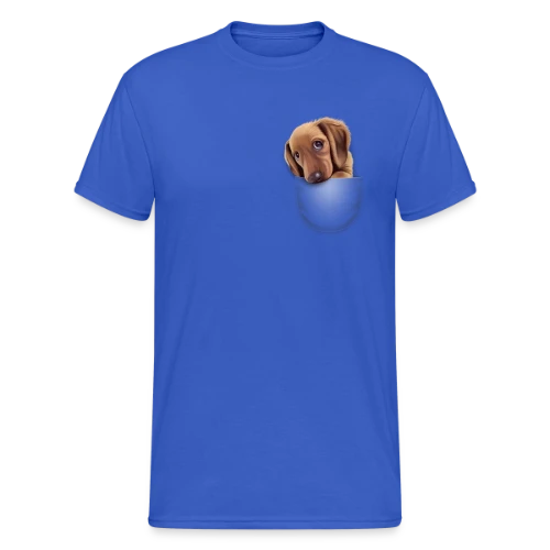 Chien de Poche - T-shirt Gildan épais homme
