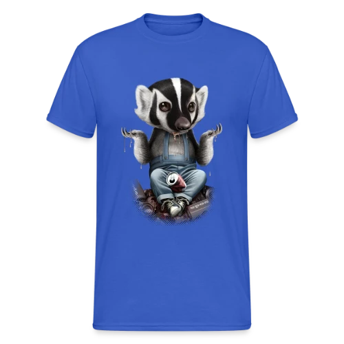 Je m'en fiche, Blaireau Rusé - T-shirt Gildan épais homme