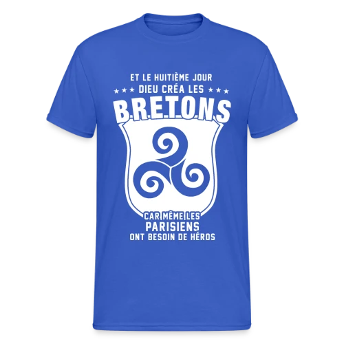 Bretons 8ème Jour - T-shirt Gildan épais homme