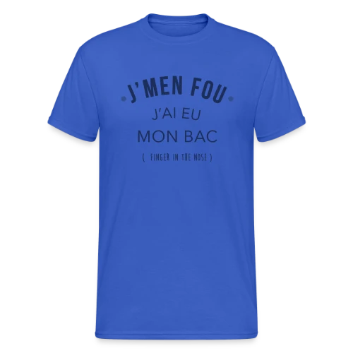Diplômé du Bac : Mission Accomplie ! - T-shirt Gildan épais homme