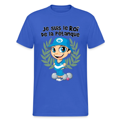 Roi de la pétanque - T-shirt Gildan épais homme
