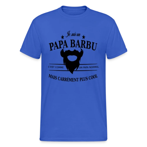 Papa Stylé Barbu - T-shirt Gildan épais homme