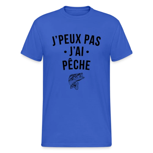 J'peux Pas, J'ai Pêche ! - T-shirt Gildan épais homme