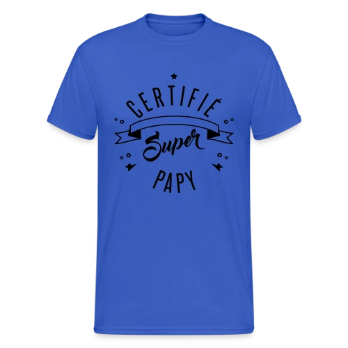 Certifié Super Papy - T-shirt Gildan épais homme