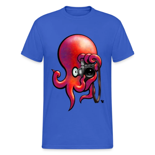 Poulparazzi - Le paparazzi des fonds marins - T-shirt Gildan épais homme