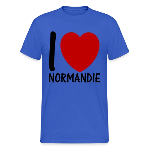J'aime la Normandie - T-shirt Gildan épais homme