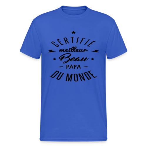 T-shirt Meilleur Beau-Papa du Monde - T-shirt Gildan épais homme