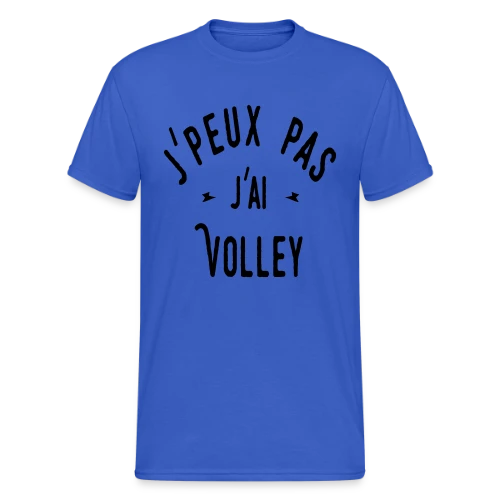 T-shirt J'peux pas j'ai Volley - Humour Sportif - T-shirt Gildan épais homme