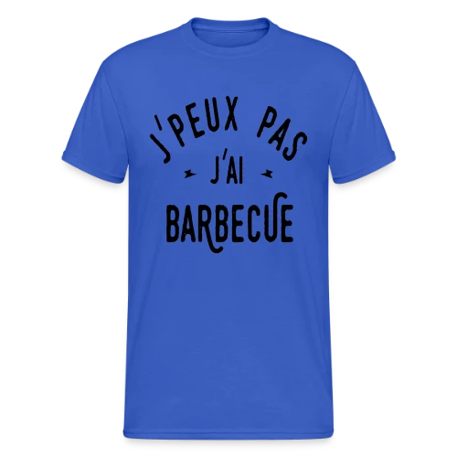 J'PEUX PAS J'AI BARBECUE - Humour & Grillades - T-shirt Gildan épais homme