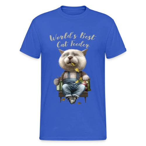 Meilleur Nourrisseur de Chats - T-shirt Gildan épais homme