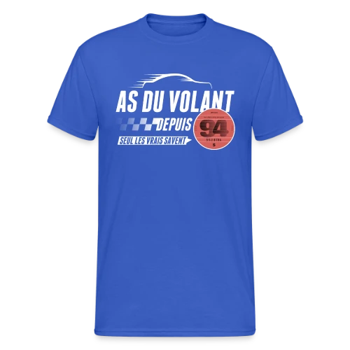 As du Volant 94 : Champion de la Route - T-shirt Gildan épais homme