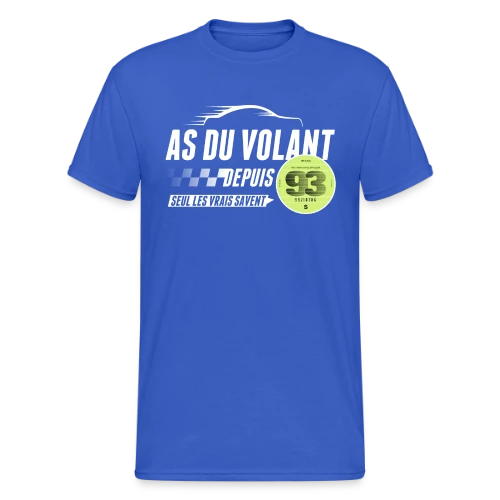 L'As du Volant du 93 - T-shirt Gildan épais homme