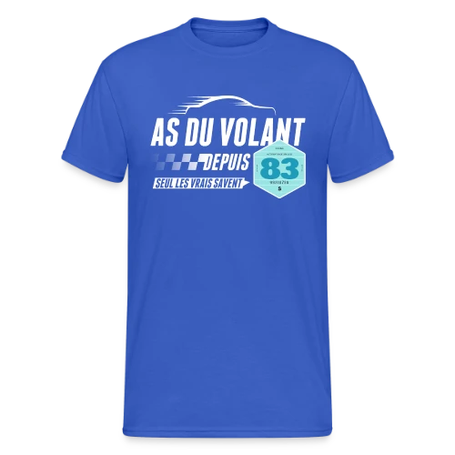 T-shirt As du Volant 1983 - Légende de la Route - T-shirt Gildan épais homme