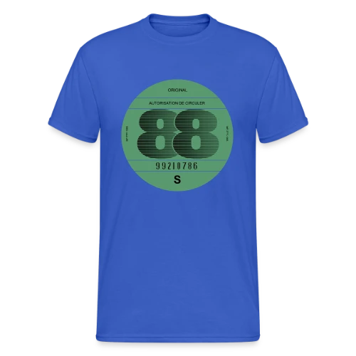 T-shirt "France 1988" | Automobile Rétro Vintage - T-shirt Gildan épais homme