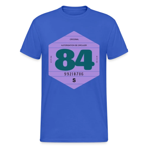 T-shirt Vignette Automobile 1984 Rétro France - T-shirt Gildan épais homme