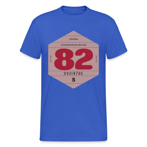 Voiture Rétro 1982 : L'Esprit Vintage Français - T-shirt Gildan épais homme