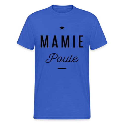 T-shirt Super Mamie Poule - T-shirt Gildan épais homme
