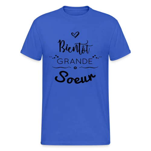 Bientôt Grande Sœur - T-shirt Gildan épais homme