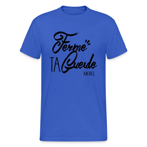 T-shirt Humour : Chut ! Message Subtil - T-shirt Gildan épais homme